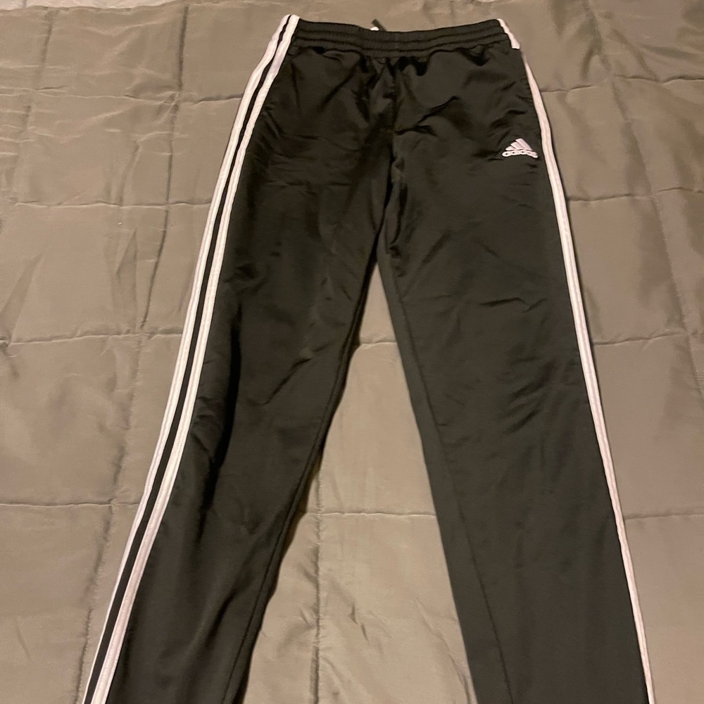 Boys Black Adidas joggers